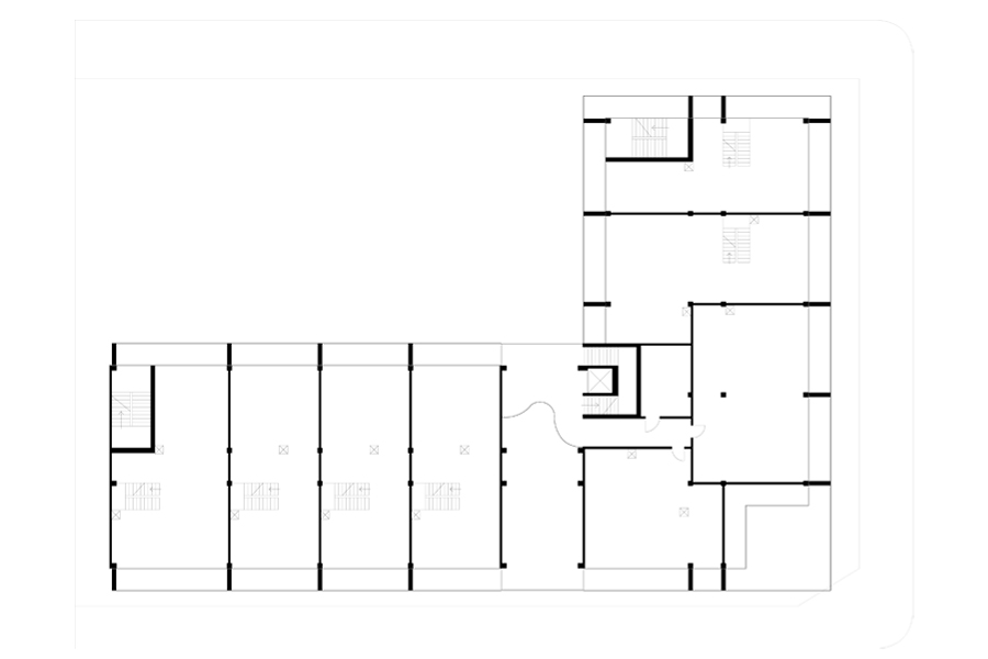 Architecture on Time Axis - Second Floor Plan